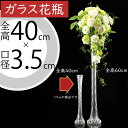 ガラス花瓶 大型 おしゃれ 人気 フラワーベース 花器 花瓶 インテリア おすすめ 透明 クリア 硝子 花入れ フラワーアレンジメント 花 緑 葉 ディスプレイ...