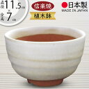 植木鉢 おしゃれ 人気 おすすめ プランター 小型 小さい 小さめ 信楽焼 国産品 日本製 陶器製 和風 インテリア 焼き物 器 ポット 寄せ植え 園芸 ミニ観...