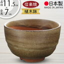 植木鉢 おしゃれ 人気 おすすめ プランター 小型 小さい 小さめ 信楽焼 国産品 日本製 陶器製 和風 インテリア 焼き物 器 ポット 寄せ植え 園芸 ミニ観...