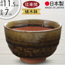 植木鉢 おしゃれ 人気 おすすめ プランター 小型 小さい 小さめ 信楽焼 国産品 日本製 陶器製 和風 インテリア 焼き物 器 ポット 寄せ植え 園芸 ミニ観...