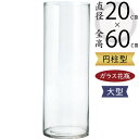 ガラス花瓶 大型 おしゃれ 人気 フラワーベース 花器 花瓶 ガラス花器 ガラス シリンダー 円柱 筒型 筒形 インテリア 透明 クリア 硝子 花入れ フラワー...