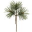 人工観葉植物・ツートンショートパイン・全長13cm・6本セット(1袋3本×2袋)(松/まつ/マツ)(造花/アーティフィシャルフラワー/人工樹木/花材/グリーン材)
