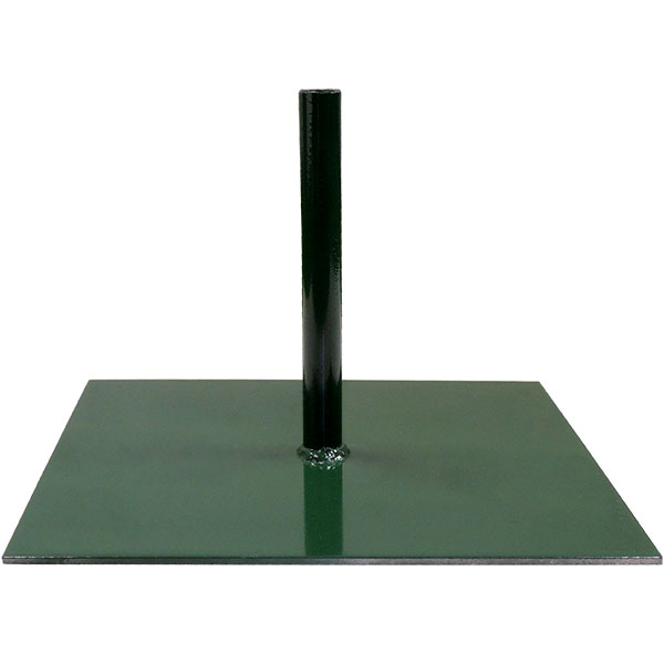鉄板ベース 口30cm×厚み0.45cm 鉄製 筒の内径1.6cm スタンド 台 台座 資材 道具 人工観葉植物 人工樹木 枝もの用 ディスプレイ