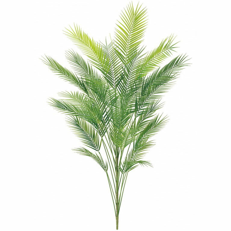 南国ムード満点のグリーン材 ヤシ類の人工観葉植物 屋外対応 アレカパーム ブッシュ 全長180cm ヤシ類 室外用 屋外用 室外用 屋外用 アウトドア ブッシュ 造花 フェイクグリーン インテリアグリーン グリーンランド