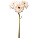 【造花】おしゃれ インテリア ガーベラ 全長27cm 12本セット 1束3本×4束 花車 ハナグルマ 花千本槍 人工観葉植物 アーティフィシャルフラワー 花材 フラワーアレンジメント ディスプレイ 装飾