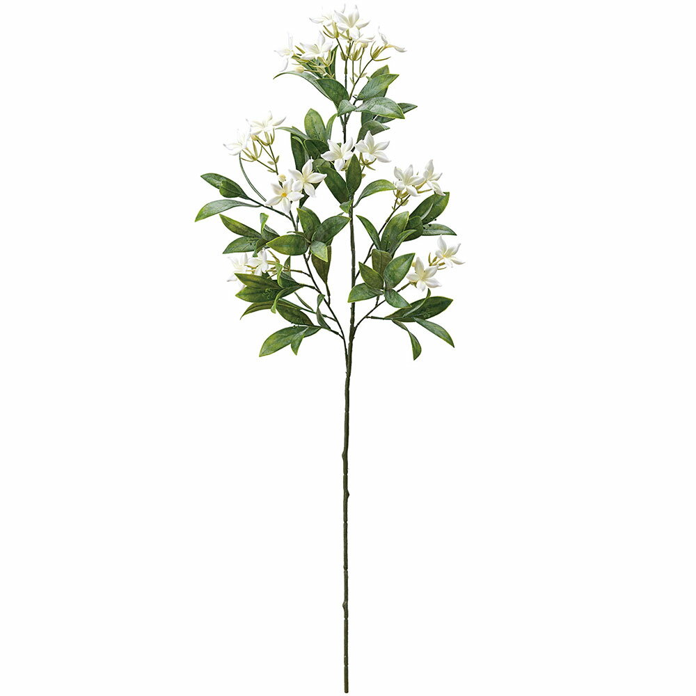 【造花】おしゃれ インテリア ジャスミン 全長76cm 2本セット アーティフィシャルフラワー ブライダル 人工観葉植物