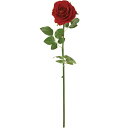 【造花】おしゃれ インテリア ローズ ベルベッド調 全長48cm 3本セット 薔薇 バラ ばら 人工観葉植物 アーティフィシャルフラワー 花材 フラワーアレンジ...