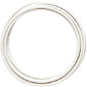 カラーワイヤー 自遊自在コイル 3.2mm スノー 1巻3m 5巻セット アルミ製 資材 花材 フラワーアレンジメント
