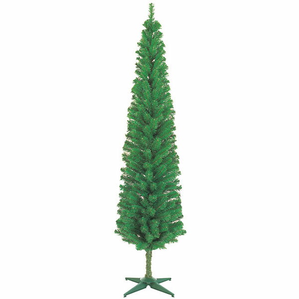 クリスマスツリー 全高180cm スレンダーツリー 人工観葉植物 人工樹木 造花 フェイクグリーン インテリアグリーン オブジェ ディスプレイ 装飾