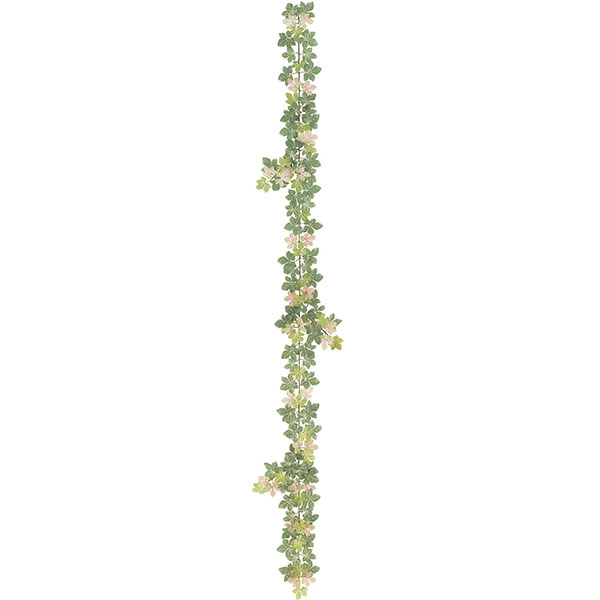 【フェイクグリーン】おしゃれ ミカニア ガーランド 全長1.8m 2本セット ツタ つた 蔦 造花 人工樹木 花材 葉材 フラワーアレンジメント ディスプレイ 装飾