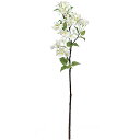 【造花】おしゃれ インテリア ブロッサム クリームホワイト 全長75cm 3本セット 人工観葉植物 アーティフィシャルフラワー