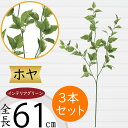 【フェイクグリーン】おしゃれ ホヤ 全長61cm 3本セット 造花 花材 アレンジ
