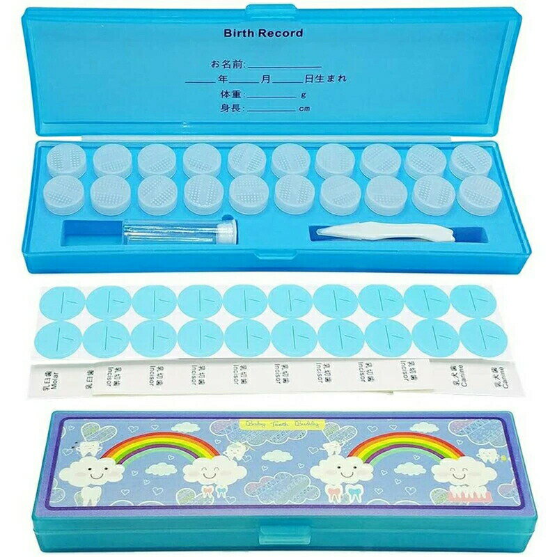 乳歯ケース赤ちゃんの歯箱PPEVA素材保管容器乳歯ボックス箱子供キッズ出産祝いプレゼント