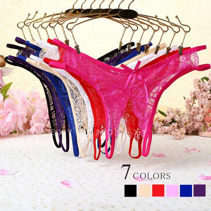 オープンクロッチ穴あきショーツ股割れオープンショーツ総レースTバックショーツセクシーショーツレディースインナーセクシーランジェリー下着紐ヒモパンツ割れわれ花柄パンティスタンダード大人用女性ひもパンツ過激下着勝負下着婦人下着透け