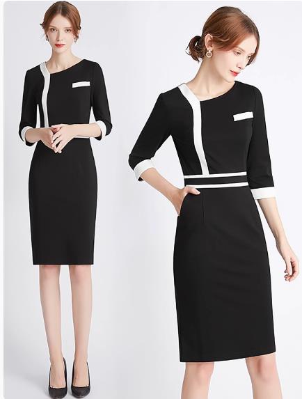 職業ワンピースエステユニフォームサロンウェアレディースワンピースユニフォームオフィススーツフォー..