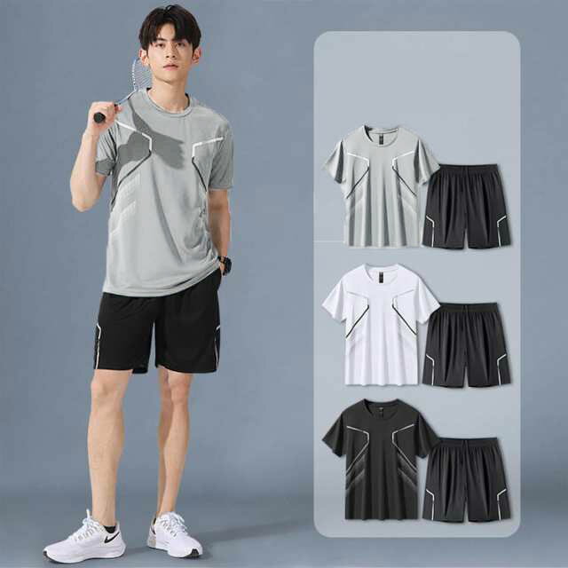 セパレートパパ半袖上下セットハーフパンツ男性ラッシュガードフィットネス水着フィットネス水着半袖黒水陸両用サーフパンツUVカット体型カバーブラックメンズスポーツ水着ジムスポーツジムプール海大きいサイズセットアップ