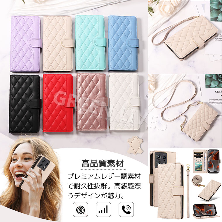 【キルティング】 Motorola Edge 50 Pro ケース 耐衝撃 手帳型 Motorola MOTO G64 5G 手帳ケース Moto G64Y 5G スマホケース G54 5G 手帳型ケース かわいい カード収納 Motorola Moto G24 ケース スタンド機能 おしゃれ 可愛い ショルダー ストラップ