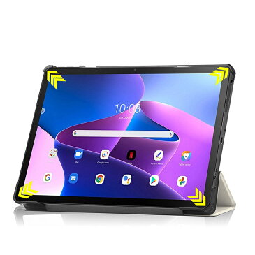 au Qua tab QZ 10 ケース KYT33専用スマートケース Qua tab QZ10 ケース カバー エーユーキュアタブqz 10 カバー 京セラ タブレットPC 3つ折り Qua tab qz10 手帳型 PUレザー スタンド機能 三つ折り ダイアリーケース 10インチ case 保護 シンプル オシャレ