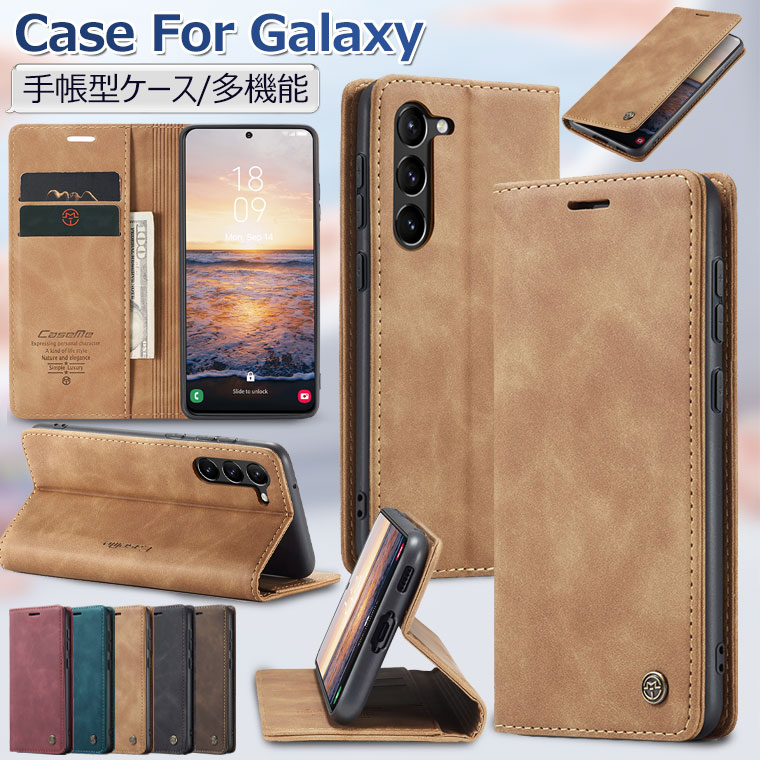 Galaxy S25 Ultra ケース 手帳型 Galaxy S24 FE カバー 手帳ケース Galaxy S23 Ultra ケース 手帳 Galaxy S23 カバー 手帳ケース Samsung ギャラクシー S25 S24 S23 Ultra スマホケース おしゃれ かわいい 耐衝撃 手帳型ケース カード収納 スタンド機能 ベルトなし