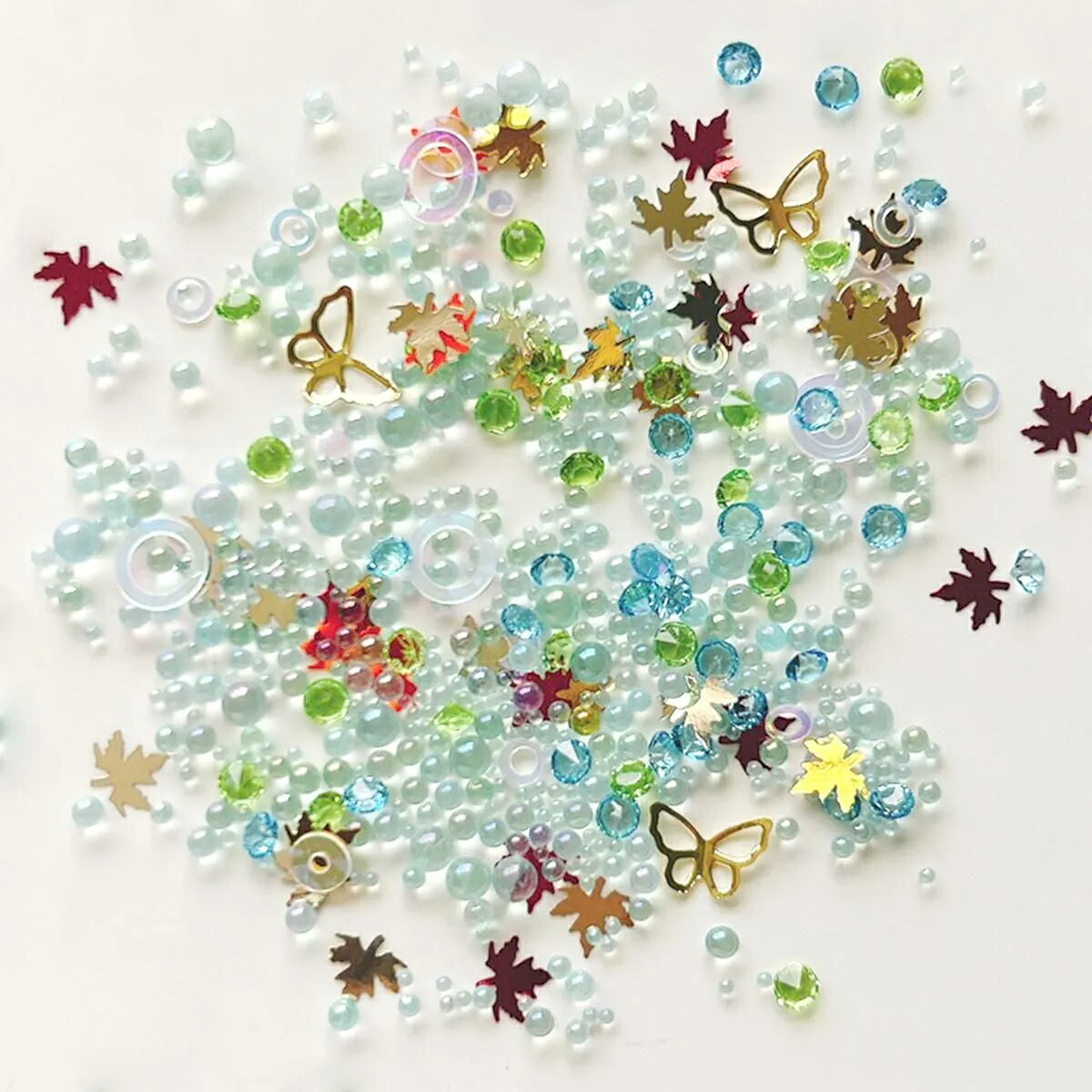 ■【数量限定プレゼント価格】1円封入 GreenOceanオリジナル♪《水彩》おひとりさまお一つ レジン封入素材 封入パーツ …