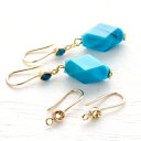 【ピアス・イヤリング】1ペア 石座付フックピアス 《きれい...