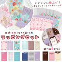 【レフィル】おしゃれに格上げ♪ラッピングセット15個 作品台紙 OPP袋 プチギフト プレゼント 販売 量産 お守り バレンタイン UVレジン GreenOce...