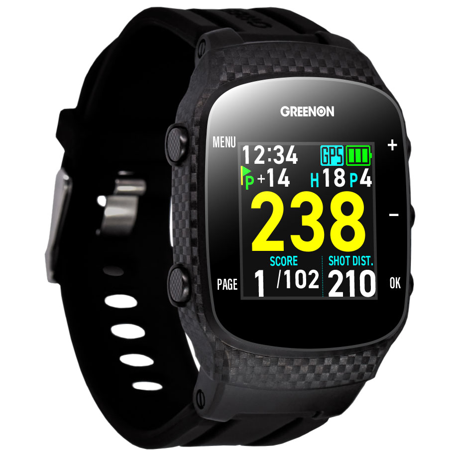 【5と0のつく日限定！ポイント10倍】GPS ゴルフナビ 腕時計型 GreenOn『THE GOLF WATCH GN101』グリーンオン『ザ・ゴルフウォッチ GN101』腕時計 GPSキャディー ゴルフ 距離計