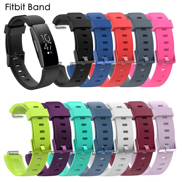 Fitbit inspire hr バンド Fitbit inspire hr 交換バンド inspire hr ベルト Fitbit inspire バンド シリコン フィットビット ベルト ..