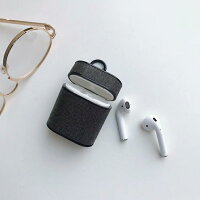AirPodsケース保護ケース/カバーPUレザーフルカバーアップルイヤホンケース革製AirPodsアクセサリー落下防止衝撃吸収エアーポッズAirPodscaseカラビナAirPods保護カバー上質レザーおしゃれAirPods保護ケース持ち運びシンプルオシャレ