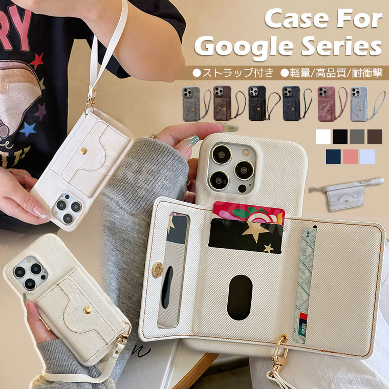 Rakuten - Google Pixel 10 ケース ストラップ Google Pixel 9a ケース かわいい Google Pixel 10 Pro 10 Pro XL ケース カード収納 耐衝撃 Google Pixel 8a 7a Pixel 9 9 Pro XL ケース 可愛い おしゃれ グーグルピクセル9a ケース 韓国 女性 通勤 通学 オシャレ 背面カード ミラー付