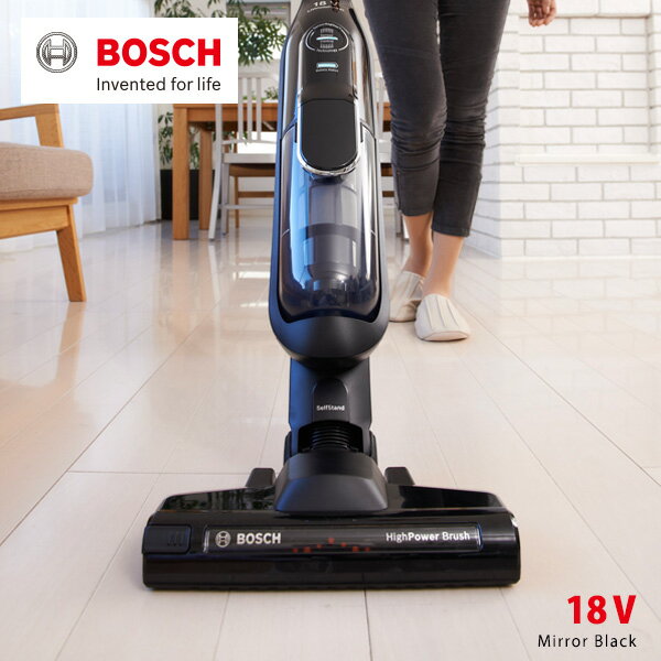 ボッシュ コードレスクリーナー アスリート 18V  総輸入発売元 BOSCH Athlet BCH6AT18JP サイクロン式 充電式 掃除機 ハンディー スティク 吸引力 自立式 4242002851839