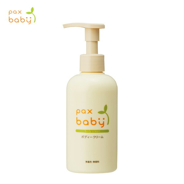 パックスベビー ボディークリーム ポンプタイプ 180g(paxbaby/赤ちゃん 保湿 ボディクリーム 子供用 赤ちゃん用 肌にやさしい 肌ケア/4904735056874)