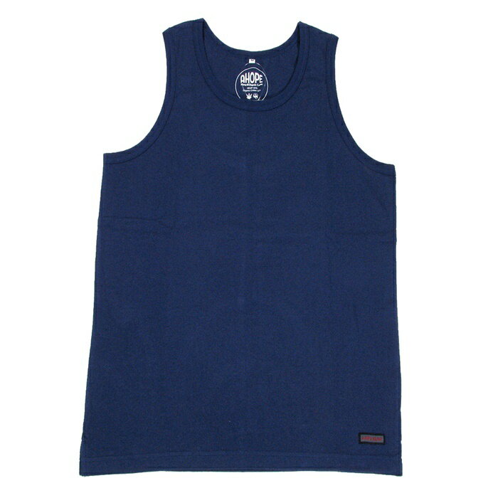 A HOPE HEMP アホープヘンプ HEAVY WEIGHT TANK TOP / DARK NAVY ダークネイビー ヘビーウエイト ヘンプ オーガニック...