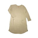 A HOPE HEMP アホープヘンプ DROP SHOULDER BAMBOO OP / TOUPE ヘンプコットン バンブー ラウンドカット ワンピース 無地