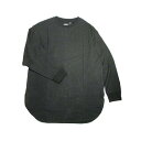 A HOPE HEMP アホープヘンプ LOOSE SILHOUETTE TUNIC / OLD BLACKIE ヘンプコットン ドロップショルダー ラウンド チュニック 無地