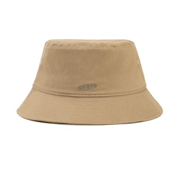 KEEN キーン KEEN LOGO STRETCH BUCKET HAT / SAFARI/KELP キーン ロゴ ストレッチ バケット ハット サファリ / ケルプ UNISEX ユニセックス 帽子