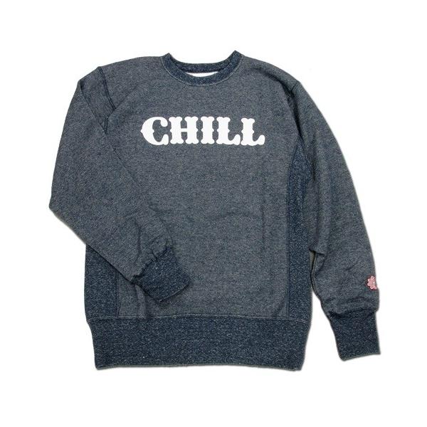 Tokyo Hemp Connection (トウキョウヘンプコネクション) CHILL CREW ヘンプオーガニックコットン クルーネックスウェットシャツ / H.NAVY