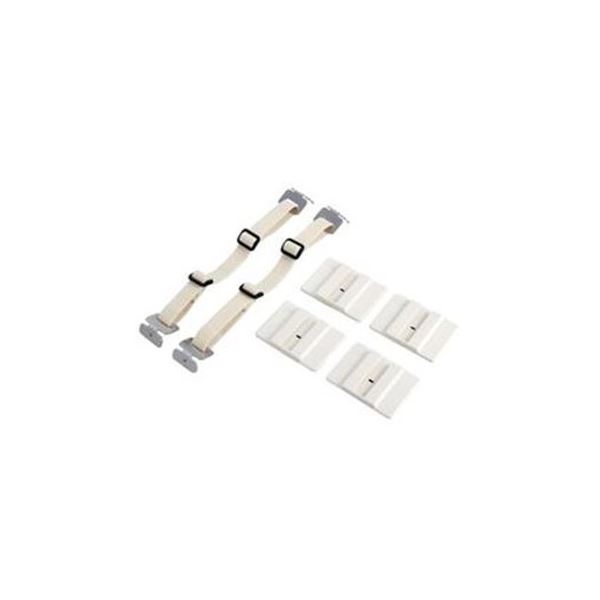 【本日ポイント10倍】転倒防止用固定具（スーパータックフィット） ベース4個 ベルト2本 TF-VCB-RE-4B