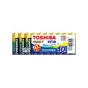 【本日ポイント10倍】(まとめ) 東芝 アルカリ乾電池 アルカリ1 単3 10本まとめパック 【×3セット】