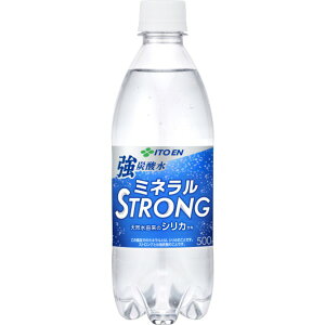 【本日ポイント2倍】【ケース販売】伊藤園 PETミネラルストロング 強炭酸水 500ml 【×48本セット】【代引不可】 母の日