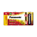【本日ポイント10倍】(まとめ)パナソニック アルカリ乾電池 単1形 LR20XJ/4SW 1パック(4本) 【×5セット】