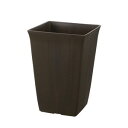 【本日ポイント10倍】【24個セット】 角型 植木鉢/プランター 【10号 ダークブラウン】 約幅24cm 日本製 深型 リッチェル フォーレ スクエアポット ...