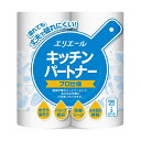 【本日ポイント10倍】(まとめ)大王製紙 エリエール キッチンパートナープロ仕様 190カット/ロール 1パック(2ロール)【×20セット】 母の日 ギフト