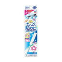 【本日ポイント10倍】(まとめ) アース製薬 らくハピ エアコンの防カビスキマワイパーセット (本体+シート4枚入) 1パック 【×5セット】