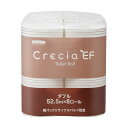 【本日ポイント10倍】(まとめ)日本製紙クレシアクレシアEFトイレットロール ダブル 52.5m 1セット(64ロール:8ロール×8パック)【×3セット】 母の...