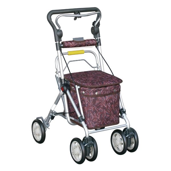 【スーパーSALE対象】須恵廣工業 シルバーカー スイートIII ダークワイン 668