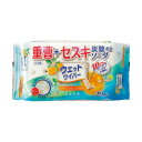 【本日ポイント10倍】(まとめ)ティー・エイチ・ティー フローリングワイパー用ウェットワイパー 重曹+セスキ・炭酸ソーダ配合 シトラスオレンジの香り 1パック(...