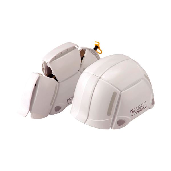 【スーパーSALE対象】トーヨーセフティー 折りたたみヘルメットNo.100 ホワイト
