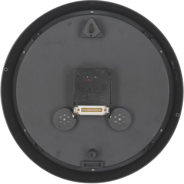 壁掛け時計 掛け時計 約直径270mm ブラック 電波掛時計 カペラ リビング ダイニング ベッドルーム 寝室 インテリア家具【代引不可】 [2]