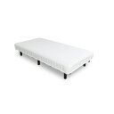 【本日ポイント10倍】脚付き ボンネルコイル マットレスベッド 約幅195×奥行95×高さ35cm ホワイト 組立品 ベッドルーム 寝室 インテリア家具 父の日 ギフト